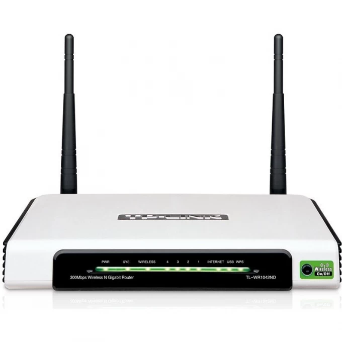 Маршрутизатор TP-LINK 300 Мбит/с TL-WR1042ND Маршрутизатор TP-LINK 300 Мбит/с TL-WR1042ND